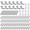 Heveer Perni per Mensole Supporto Pioli Staffa per Mensola 5 Stili Ripiano Pioli per Armadio Libreria Scaffale Mobili 5mm 100 Pezzi
