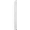 Monster Shop Radiatore Tradizionale a 4 Colonne 1800 x 200 mm Verticale Acciaio al Carbonio Riscaldamento Centrale Design Classico Bianco con Kit Fissaggio e Spazzola Pulizia