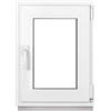 Framex Finestra Cantina PVC 45x65 cm Bianco Anta-Ribalta DIN Destra Doppio | Doppio Vetro 32 mm, Larghezza x Altezza: 450 x 650 mm, per Cantina, Garage, Casetta da Giardino e Ripostiglio