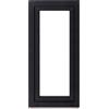 Framex Finestra per Cantina PVC 40x80 cm Antr. Girevole DIN Sinistra Doppio | Doppio Vetro 32 mm, Larghezza x Altezza: 400 x 800 mm, per Cantina, Garage, Casetta da Giardino e Ripostiglio