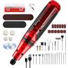 YUMILI Utensile Multifunzione Rotativo, Mini Trapano Elettrico, 86 Accessori, 5 Velocità 8000-18000 RPM, 3.6V Mini Utensile Rotante per Forare, Incisione, Tagliare, Lucidare, Smerigliare, Togliere Ruggine