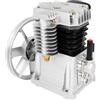 WINZING Compressore ad aria, testa della pompa, 960 giri/min, compressore aggregato 3 CV, compressore a 2 cilindri, 10 bar, pompa compressore d'aria con silenziatore per dispositivi pneumatici e riparazione