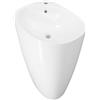 Parama Lavabo freestanding 53x40cm in ceramica bianco lucido con troppopieno | Weddell