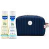 LAB.EXPANSCIENCE ITALIA Srl Mustela Cofanetto Vanity Baby Care | Pochette + Bagnetto mille bolle + Shampoo 200ml