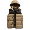 JIEDOUKEJI Gilet Trapuntato Uomo Giubbotto Smanicato Gilet Imbottito Piumino con Cappuccio Giubbino senza Maniche Giacca Giacchetto Cappotto Smanicato da Uomo Imbottiti Invernale Taglie Forti Inverno Outdoor