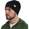 Merino.tech Berretto Unisex 100% Lana Merino - Uomo e Donna | Cappello in lana merino traspirante, non gratta, antiodore e fresco. Taglia unica, ideale per sport, outdoor e trekking.