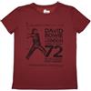 Rock Off officially licensed products David Bowie Rainbow Theatre da Donna T Shirt