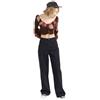 Volcom - Stoned Boyfriend Baggy Fit High Rise Denim Jean Pants, Jeans Donna