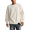 Generisch Felpe Uomo Primavera e Autunno Casual Style Manica Lunga T-Shirt 2 In1 Girocollo Felpa Maglione Uomo