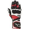 Alpinestars guanto pista uomo Sp-1 V2 - 123 black white red taglia XXL, Sp-1 V2 - 123 black white red