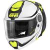 Givi casco modulare X.27 Dimension - Nero opaco / Bianco / Giallo Tg M, X.27 Dimension - Nero Opaco / Bianco / Giallo