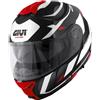 Givi casco modulare X.21 Evo Number - Nero Bianco Rosso Tg XL, X.21 Evo Number Nero Bianco Rosso