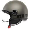 MOMODESIGN Momo Design casco jet Fgtr Evo 2206 - Titanio Opaco/ Decal Nero, Fgtr Evo 2206 - Titanio opaco / Nero