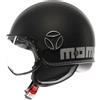 MOMODESIGN Momo Design casco jet Fgtr Evo 2206 - Nero Opaco/ Decal Argento, Fgtr Evo 2206 - Nero opaco / Argento