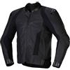 Alpinestars giubbotto in pelle uomo Missile V3 - 1100 Black Black, Missile V3 - 1100 Black Black