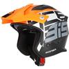 Acerbis casco jet Aria E2206 Graphic - Arancio Fluo Nero, Aria E2206 Graphic - Arancio fluo Nero