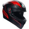 Agv casco integrale K1 S E2206 Warmup - Matt Black / Red Tg XS, k1 S E2206 Warmup - 025 Matt Black Red
