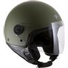 Tucano Urbano casco jet El'Jettin 6.0 Verde Airbone Opaco, El Jettin 6.0 Verde militare opaco