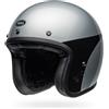 Bell casco vintage jet E2206 Custom 500 Chassis - Silver Black, Custom 500 E2206 Chassis - Silver / Black