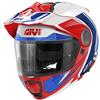 Givi casco modulare X.27 Tourer Graphic - Bianco Blu Rosso, X.27R Tourer - White Blue Red