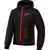 Alpinestars giacca uomo Radium Tech Hoodie - Nero rosso, Radium Tech Hoodie - 1303 Nero rosso