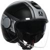 Agv casco jet Eteres E2206 Mondello - Nero Grigio opaco, Eteres E2206 Mondello -Nero Grigio opaco