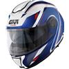 Givi casco modulare X26 Square Bianco Blu lucido, X26 Square Bianco Blu