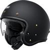 Shoei casco vintage jet J.O2 - Nero opaco, J.O2 - Nero opaco