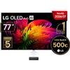 LG OLED evo AI Wallpaper TV 77'' W6 OLED77W69LA, 4K, spessore 9,9mm, True Wireless, Staffe filo muro SMART TV 2026