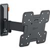 Vogel's Comfort TVM 3225 Staffa TV Girevole da Parete per TV da 19-43'' | Rotazione 120°, Inclinazione 20°, Portata 15 kg, Certificato TÜV, VESA 200x200, Tasselli Fischer inclusi