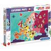 Clementoni Puzzle 250 pezzi Mappa - Europa: personalità