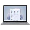 Microsoft Surface Laptop 5 i7 1255U Computer portatile 38.1 cm 15pollici Touch screen Intel EVO i7 8 GB LPDDR5x SDRAM 256 GB SSD WiFi 6 802.11ax Windows 11 Home Platino