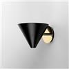 Viceversa Nero Opaco Oro Spazzolato Parete - DAVIDE GROPPI 1A5341900.30.04