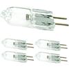 DLEDMOP 5PCS G4 Lampadina 12V 5W Alogena 2700K Bianco Caldo Dimmerabile Lampada Capsula Armadio Luci Alogene Lampade Da Scrivania Apparecchi di Illuminazione Paesaggistica (5w)