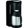 Rowenta Ct 3818 Edelstahl Thermo Kaffeemaschine Schwarz/edelstahl | 10-15 tazze, capacità 1,25 l, spegnimento automatico, 850 Watt, 26,5 x 27 x 38,5 cm, nero, CT3818