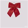 EDG Enzo De Gasperi Fiocco Natalizio in Velluto Rosso con Brillanti H40x30 cm - Decorazione di Natale