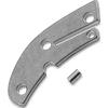 Flytanium Titanium Backspacer for Spyderco Delica - Stonewash