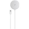 BLUE STAR CARICABATTERIE ORIGINALE WIRELESS CHARGER QI MAGSAFE 15W WHITE PER IPHONE
