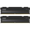 Klevv 32GB (16GBx2) FIT V 6000MHz CL28 DDR5 UDIMM Kit, Black (2 x 16GB, 6000 MHz, RAM DDR5), Memoria RAM, Nero