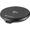 Sandberg 441-61 caricabatterie per dispositivi mobili universale alluminio, nero usb carica wireless interno
