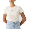 Levi's Donna - T-Shirt in Cotone Grigio con Logo Batwing