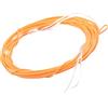 BildeeMait 4 m Floating Fly Fishing Line Tenkara Pvc Taper arancione (arancione)
