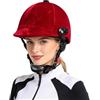 Shaersu Casco Da Equitazione Donna Equestre Copricapo Traspirante Comodo Velluto | Casco Equestre Da Equitazione Per Donne Uomini Adulti Principianti Ciclismo Outdoor Sentieri Lezioni Prova Allena
