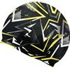 ZEPFJHE Cuffia da nuoto ergonomica 3D per capelli lunghi | Cappello da piscina in silicone con copertura per le orecchie per un comodo uso regolare di nuoto