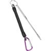 CARMOTTER Slamatore portatile in acciaio inox con manico antiscivolo - strumento a sgancio rapido per trote, spigola, pesce persico, 20 cm