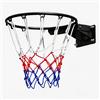 Generico Canestro Basket a Parete per Interno ed Esterno, Facile Installazione | Canestro da basket a parete, con anello solido e rete, ideale per partite e allenamenti in casa e giardino