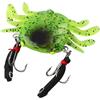 Avejjbaey Esche di granchio da pesca esche morbide esche jig head esche artificiali esche morbide esche d'acqua dolce esche da pesca in acqua salata esche da pesca artificiali da esterno