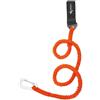 SUIBOZ Guinzaglio elastico per kayak, regolabile, a spirale, con gancio, corda elastica per canna da pesca, kayak, canoa, canoa, barca a remi, accessori per sport acquatici, arancione, 91 cm