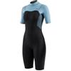 Mistral Breeze - Pantaloncini da donna SS, 76-2,5 mm, nero/blu/M