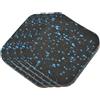 GATHINESS 4 Pezzi Tappeto Ammortizzante per Tapis da Corsa, Gomma, | Isolamento Termico e Resistenza All'olio, Cuscinetti per Ridurre le Vibrazioni, Accessorio per Attrezzature Sportive